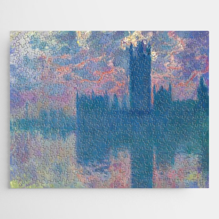 Claude Monet - Parlement, coucher du soleil (sunset) Jigsaw Puzzle