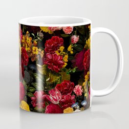 Dutch Vintage Midnight Flower Garden Coffee Mug