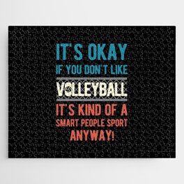 Funny Volleyball Quote Jigsaw Puzzle