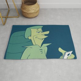 I live in the future - The Jetsons revival Rug | Space, Funny, Illustration, Movies & TV 