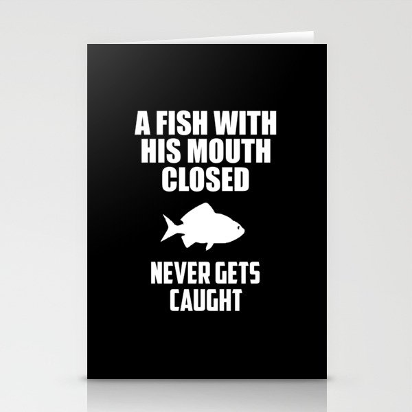 fish quote Stationery Cards