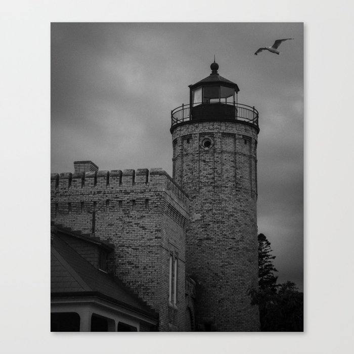 Colonial Michilimackinac Lighthouse Canvas Print
