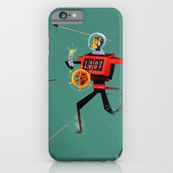The Time Travelling Pirate iPhone & iPod Case
