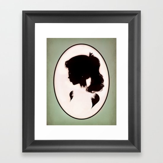 La Boudeuse Framed Art Print