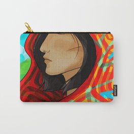 Kuna Brisa Carry-All Pouch | Watercolor, Red, Colorful, Panama, Pop Art, Summer, Pattern, Sky, Beauty, Landscape 