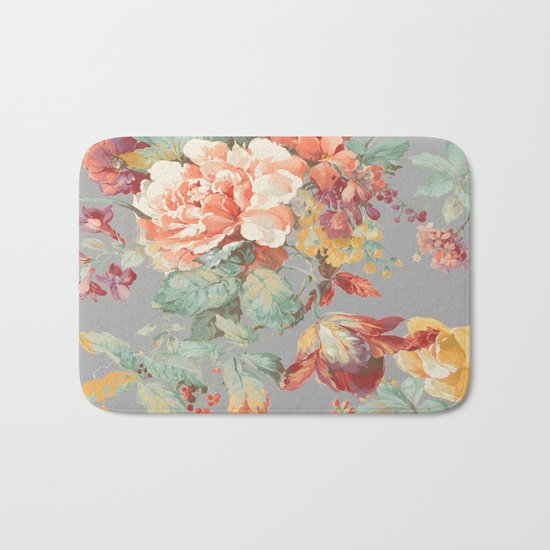 fall garden Bath Mat