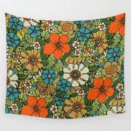 70s Plate Wall Tapestry