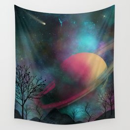 Mountain Galaxy Wall Tapestry
