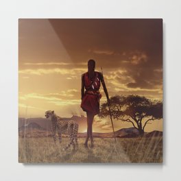 The rise of the Maasai Metal Print