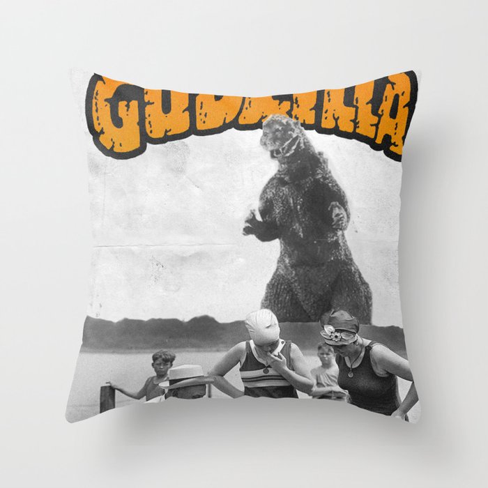 godzilla  Throw Pillow