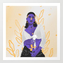 Nathy Peluso Art Print