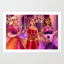 Diamond Castle Art Print | Painting, Princess, Digital, Barbie, Barbiemovie, Nostalgia, Diamondcastle, 2000Skid 