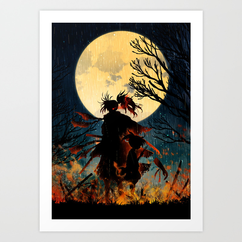 Get Wallpaper Dororo Hyakkimaru Art Print By Mirrortab Society6 For iPhone Free