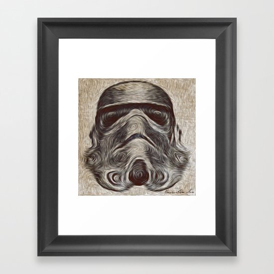 Vincent Stormtrooper Framed Art Print