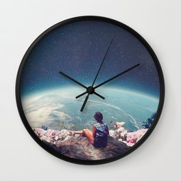 My World Blossomed when I Loved You Wall Clock