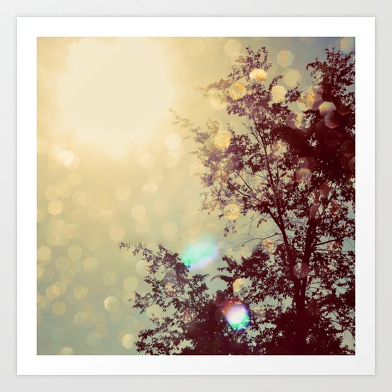 golden sky Art Print