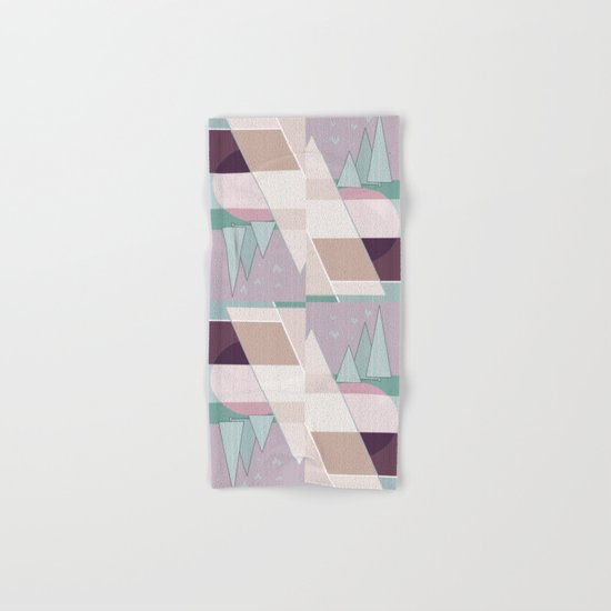 Pastel tone . Abstraction . Hand & Bath Towel