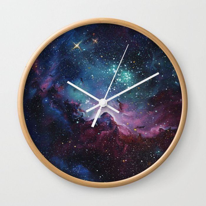 The Birth of Our Stars Wall Clock