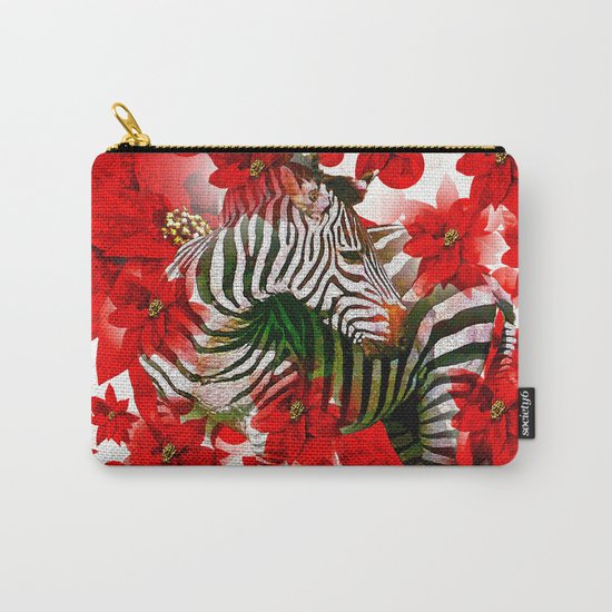Zebra Carry-All Pouch