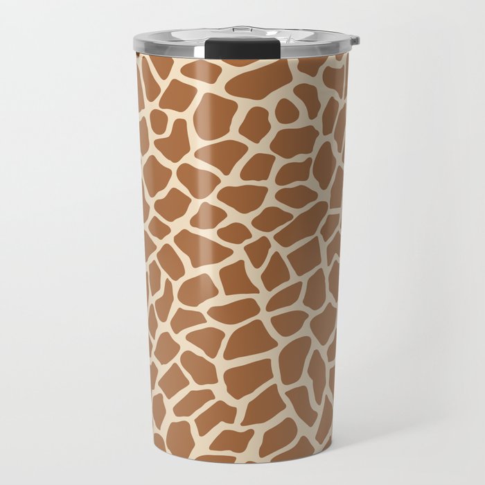 Giraffe Animal Print Pattern Travel Mug