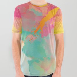 Free Fall From Sky All Over Graphic Tee