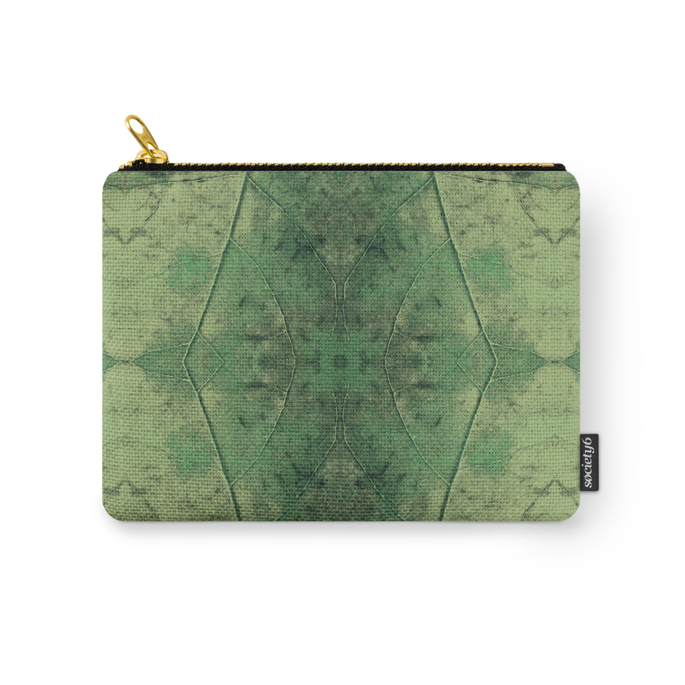 Green Emotion Carry-All Pouch by zarcane