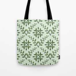 Green Portuguese Mosaic Tote Bag