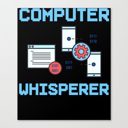 Coding Programmer Gift Medical Computer Developer Canvas Print