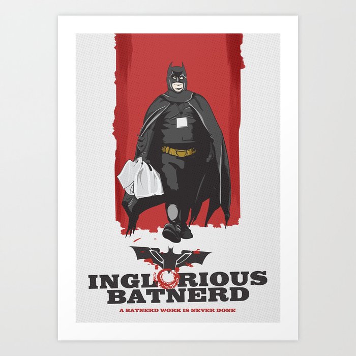 Inglorious Bat N3rd Art Print