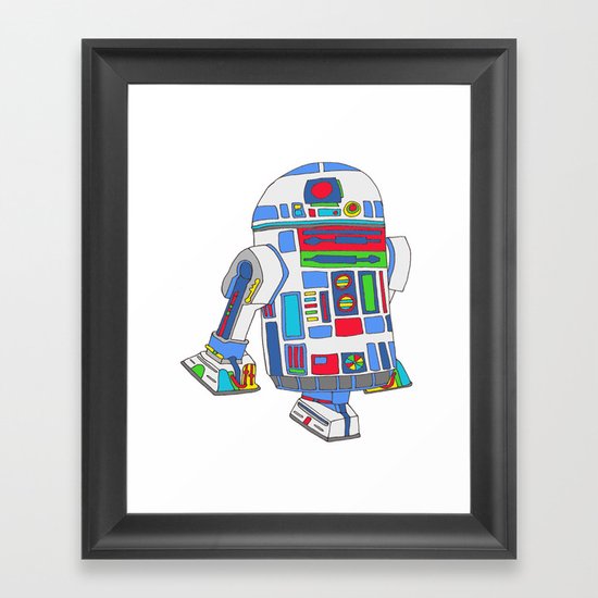 cool boys like epic droids Framed Art Print