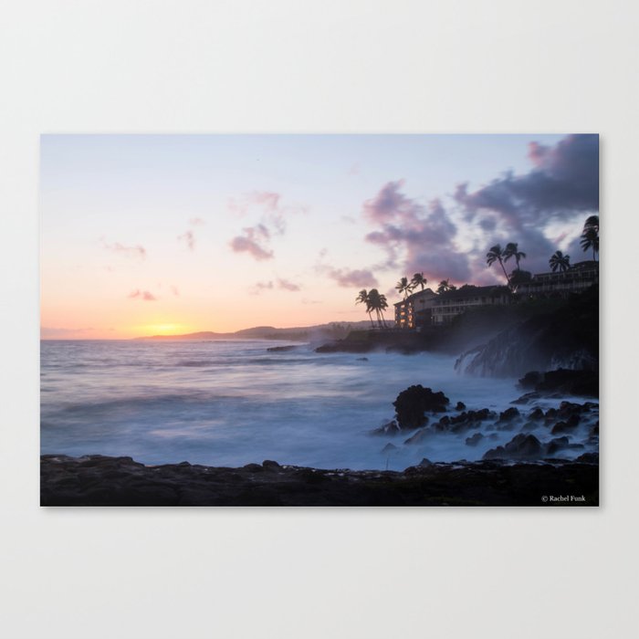 Kauai sunset Canvas Print