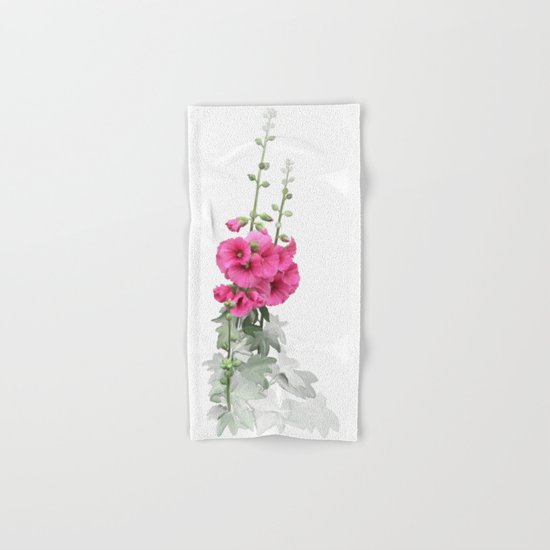 Pink flowers, watercolors Hand & Bath Towel