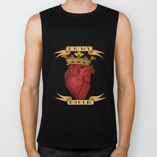 You Are My Queen Biker Tank