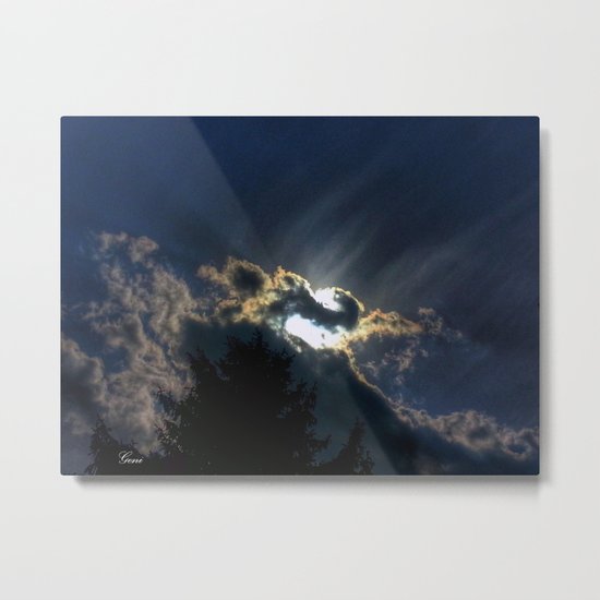 Look Up Metal Print