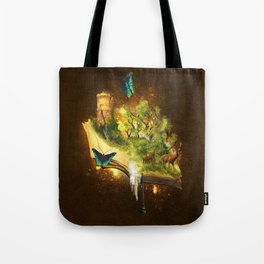 Enchanted Book Tote Bag
