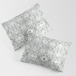 Fanciful Garden - Floral Kaleidoscope Pillow Sham