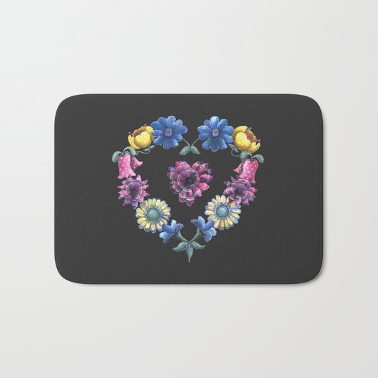 The Heart of It 2 Bath Mat