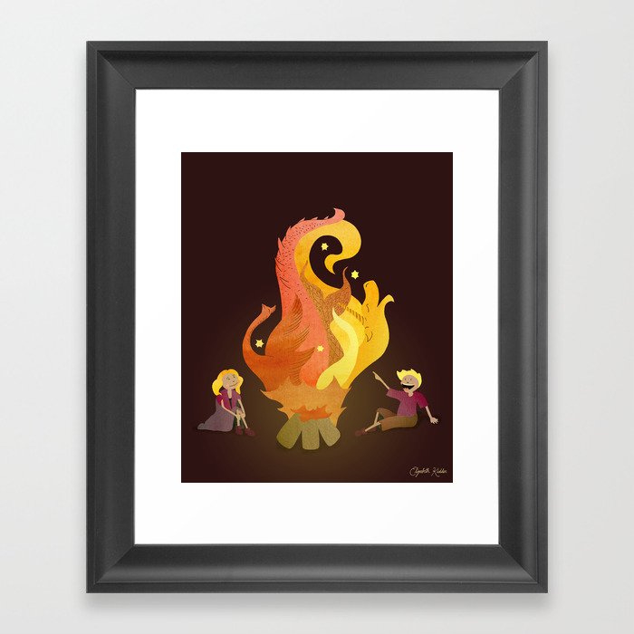 Campfire Magic Framed Art Print