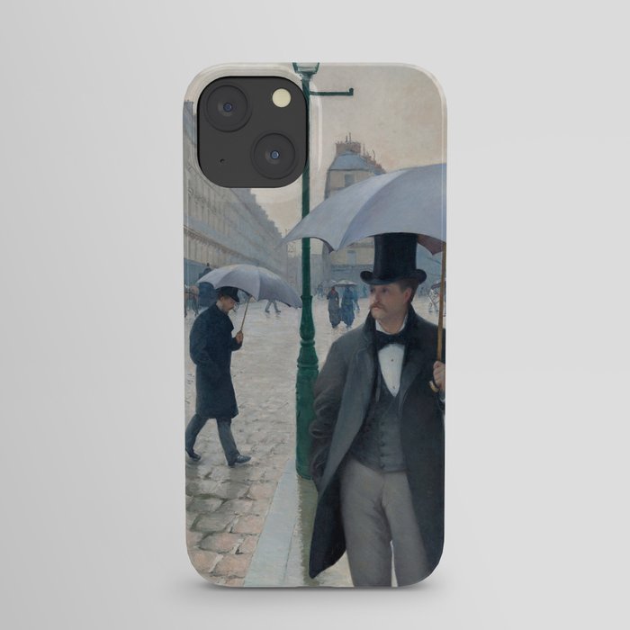 Paris Street Rainy Day (1877) iPhone Case