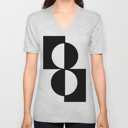 Circle and abstraction 68 V Neck T Shirt