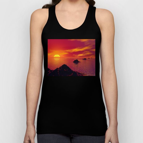 Volcanic Chain Unisex Tank Top