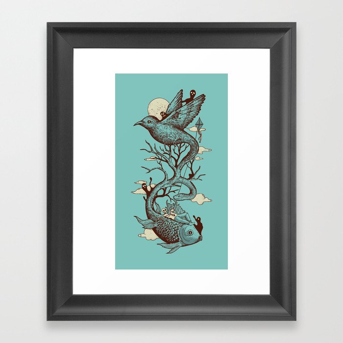 Escape from Reality Framed Art Print