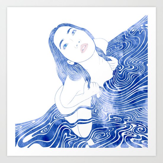 Water Nymph XCVII Art Print