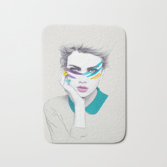 War Paint Sally Bath Mat
