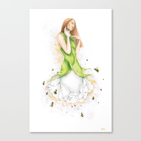 Petite fleur / Little Flower Canvas Print