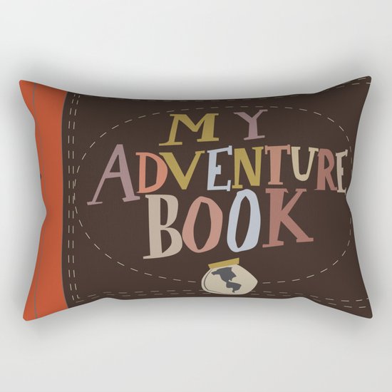 my adventure book.. up, carl and ellie Rectangular Pillow