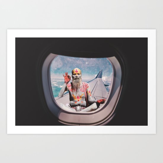EVERYTHING IS OKAY - YOGI MEDIATION Art Print