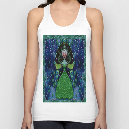 Lady Rabbit Fantasy happy for her new dress Unisex Tank Top
