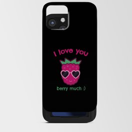 I Love You Berry Much Valentine's Day iPhone Card Case