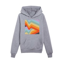 Glitched Rainbows Kids Pullover Hoodies